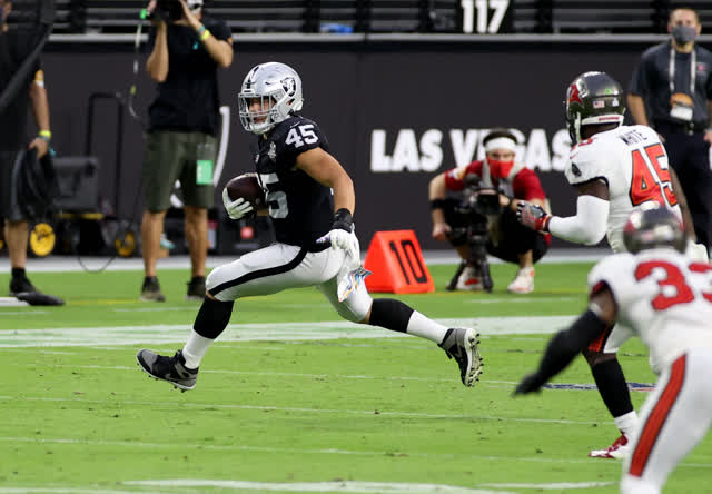 Las Vegas Review Journal Sports | Alec Ingold on representing the Raiders at the NFL Draft