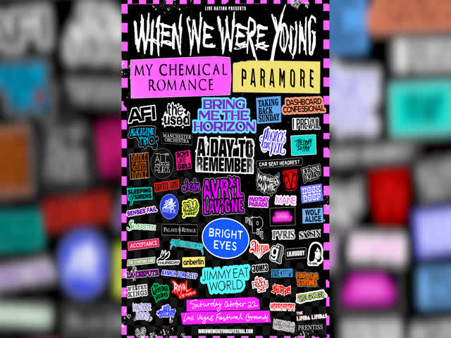 LVRJ Entertainment 7@7 | My Chemical Romance leads When We Were Young festival