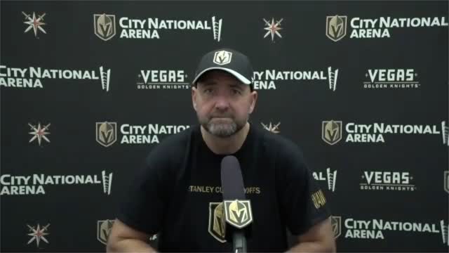 Las Vegas Review Journal Sports | Pete DeBoer says Knights and Wild are evenly matched