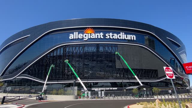 Las Vegas Review Journal Sports | Allegiant Stadium’s video screen being repositioned