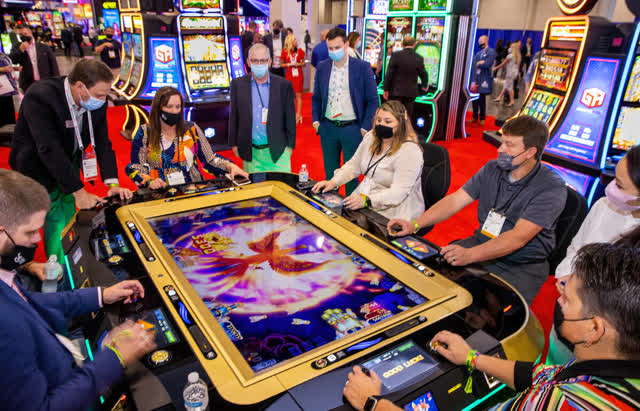 LVRJ Business 7@7 | G2E showcases newest slot games, eye-catching cabinets