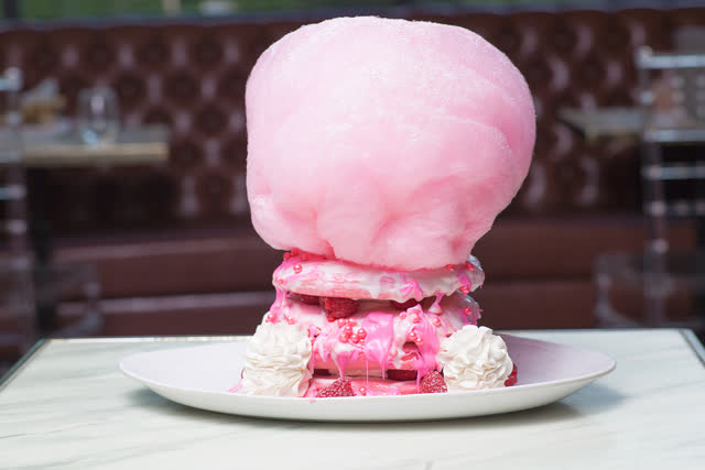 Las Vegas Review Journal Entertainment | Find these pretty pink cotton candy pancakes in Las Vegas