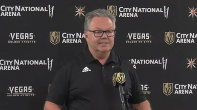Las Vegas Review Journal Sports | Golden Knights General Manager addresses the media following the firing of coach DeBoer