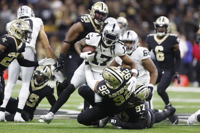 Las Vegas Review Journal Sports | Davante Adams After Raiders’ Blowout Loss to Saints