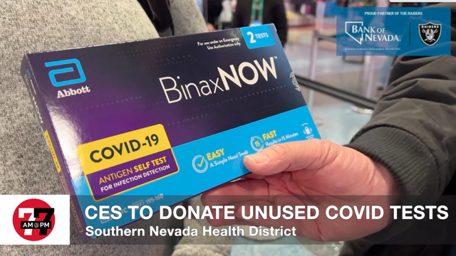 LVRJ Business 7@7 | CES donating leftover COVID test kits to health district