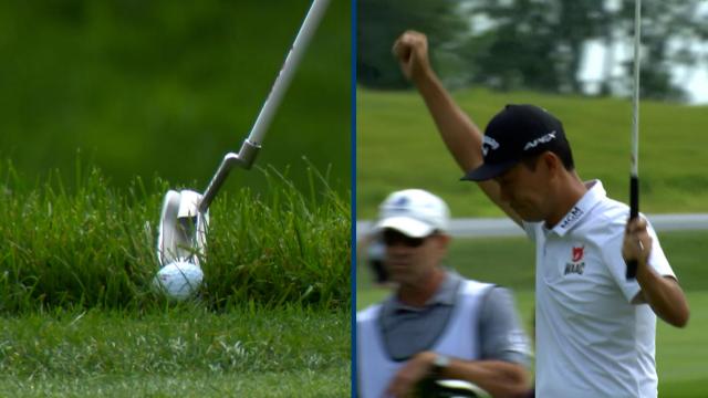 PGA TOUR | Na’s putter chip-in and epic club drop, McNealy’s ace and List’s near albatross