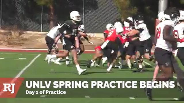Las Vegas Review Journal Sports | UNLV Football Opens Spring Practice