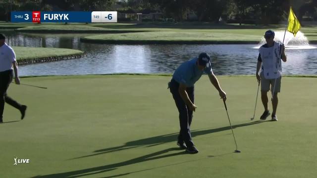 PGA TOUR | Jim Furyk makes birdie on No. 3 in Round 4 at Sony Open