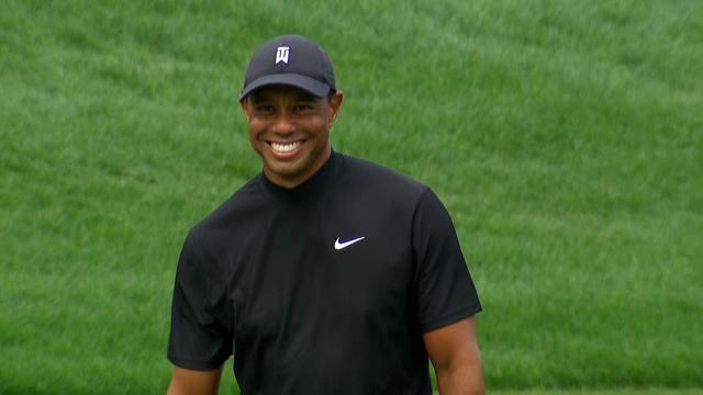 Tiger’s LONG birdie, JT’s bank shot and Hatton stays hot