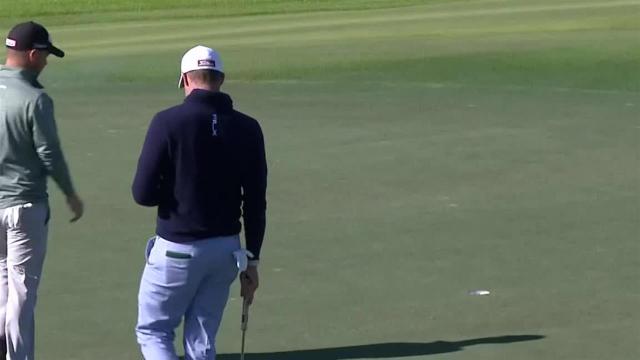 Brian Harman’s lengthy birdie putt at The RSM Classic