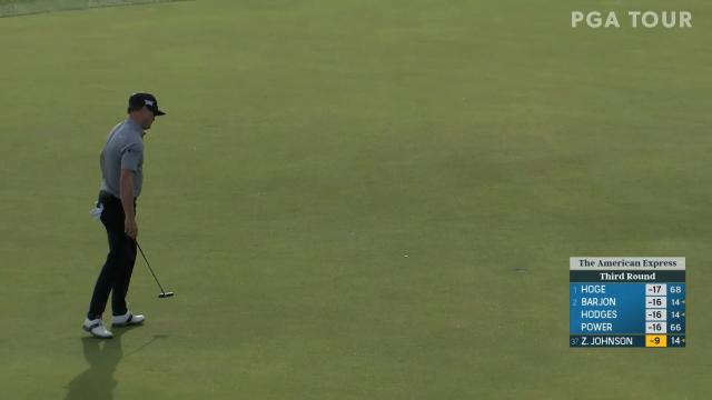 PGA TOUR | Zach Johnson holes 14-footer for birdie at The American Express