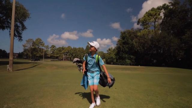Players and Valspar Championship provide shoes to young aspiring golfer