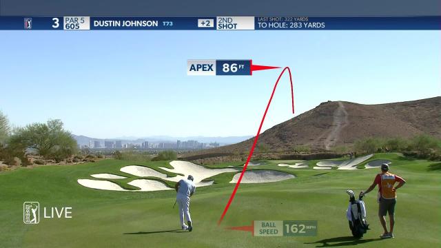 PGA TOUR | Dustin Johnson’s near albatross from 283 yards at THE CJ CUP