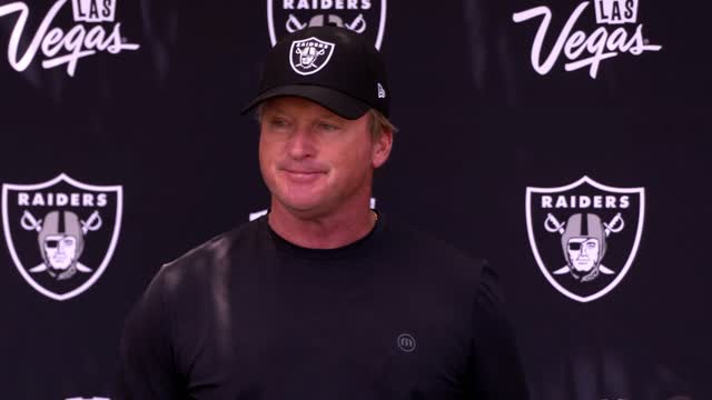 Las Vegas Review Journal Sports | Gruden unhappy with abrupt end to Rams-Raiders practices