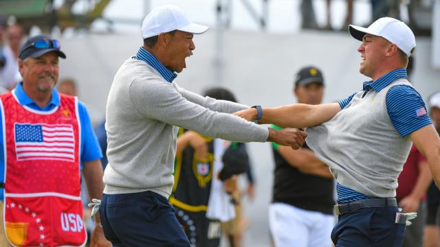 Tiger adds another historic stat, JT’s T.O. moment and the U.S. celebrates its comeback victory