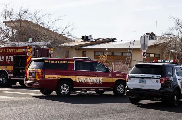 Las Vegas Review Journal News | Fire at vacant Catholic school – Video