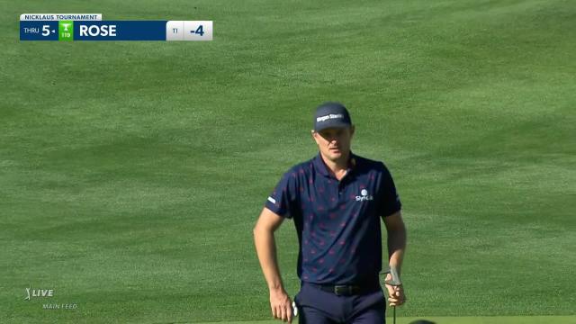 PGA TOUR | Justin Rose makes birdie on No. 14 in Round 1 at The American Express