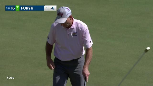 PGA TOUR | Jim Furyk sinks a 25-foot birdie on No. 16 in Round 1 at Sony Open
