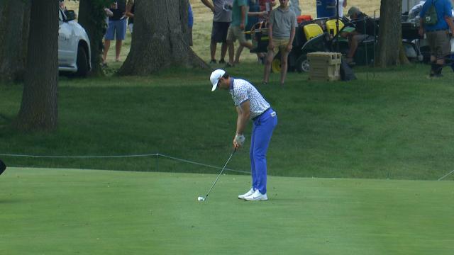 Today’s Top Plays: Cameron Tringale’s solid approach on No. 9 for the Shot of the Day