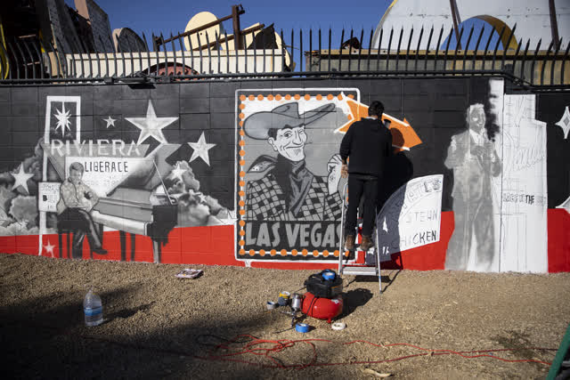 Las Vegas Review Journal News | Neon Museum to feature past artists in new mural