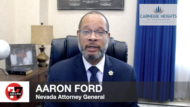 Las Vegas Review Journal News | Aaron Ford discusses being Nevada’s first Black AG on 7@7