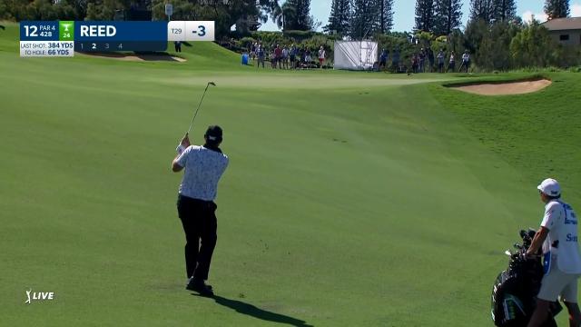 PGA TOUR | Patrick Reed pitches it close to set up birdie at Sentry
