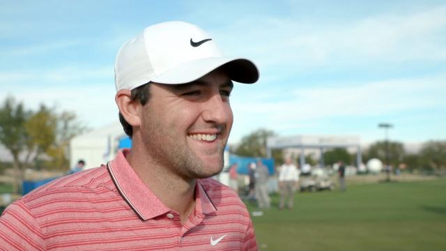 Scottie Scheffler interview after Round 3 of The American Express