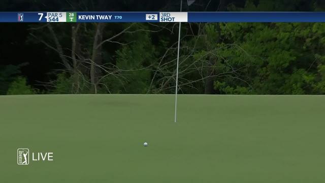Kevin Tway gets up-and-down for birdie at AT&T Byron Nelson