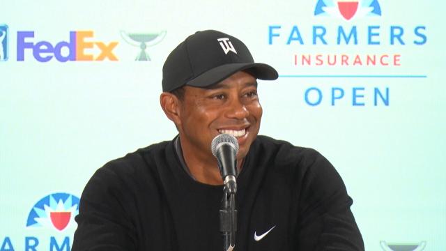 Tiger Woods comments on his health before the Farmers Insurance Open