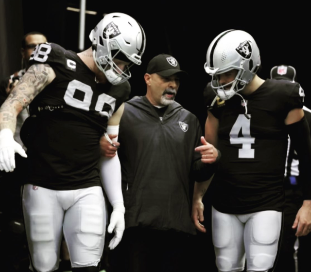 Las Vegas Review Journal Sports | Raiders players thank interim head coach Rich Bisaccia