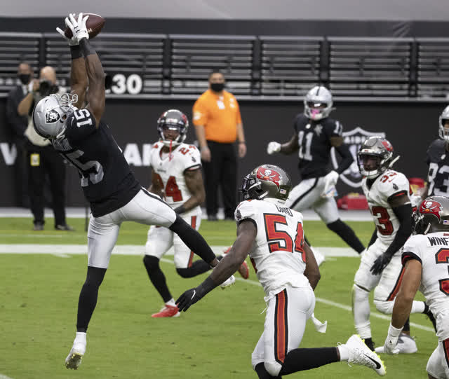 Las Vegas Review Journal | Nelson Agholor is a bright spot on Raiders offense