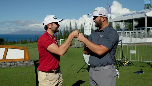PGA TOUR | Jon Rahm meets fellow Spanish golfer ahead of Sentry