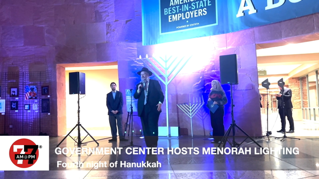 LVRJ Entertainment 7@7 | Government center hosts menorah lighting on fourth night of Hanukkah