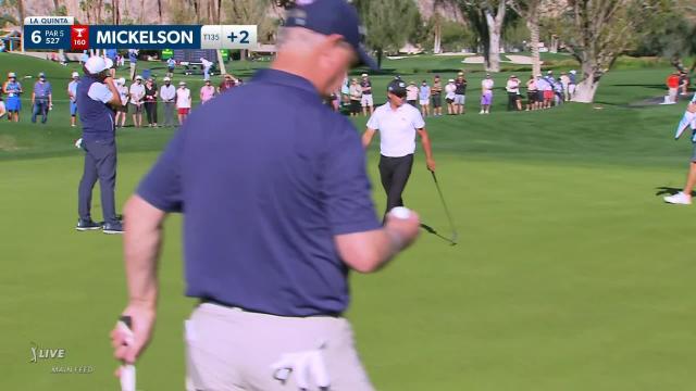 PGA TOUR | Phil Mickelson makes birdie on No. 6 in Round 1 at The American Express