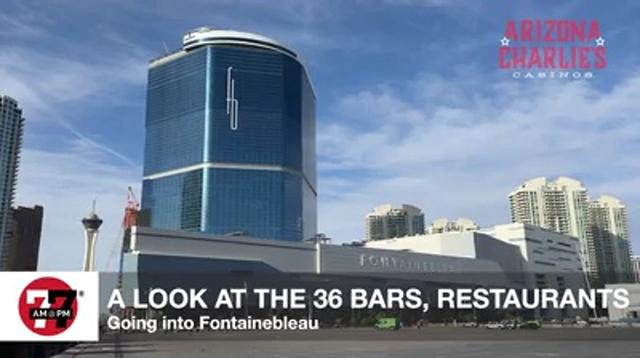 LVRJ Entertainment 7@7 | A look at the bars, restaurants coming to Fontainebleau