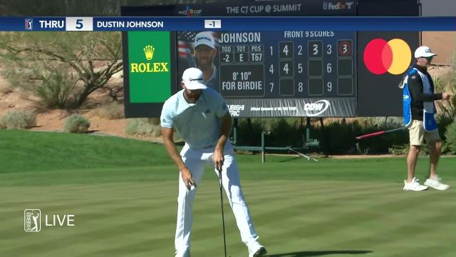 PGA TOUR | Dustin Johnson makes birdie on No. 5 in Round 2 at THE CJ CUP