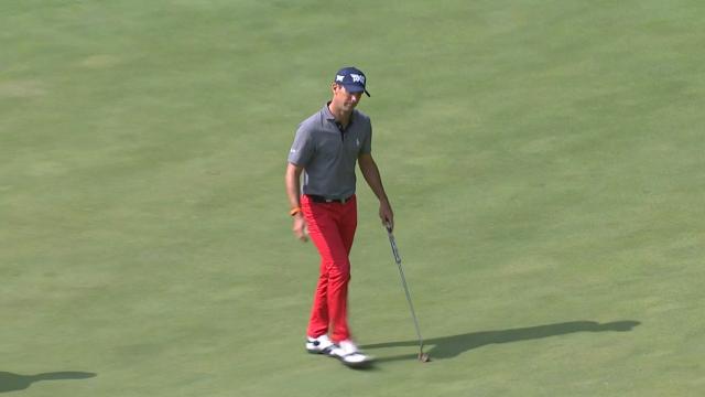 Billy Horschel’s lengthy birdie putt at WGC-HSBC Champions