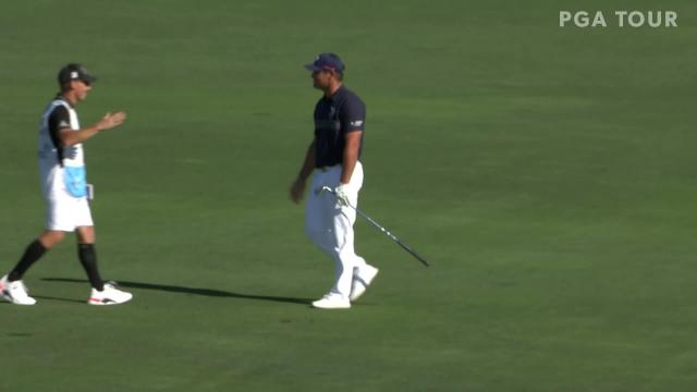 PGA TOUR | Bryson DeChambeau closes with birdie pitch-in at Sentry