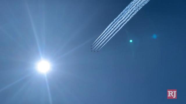 Las Vegas Review Journal News | Thunderbirds fly over Las Vegas – VIDEO