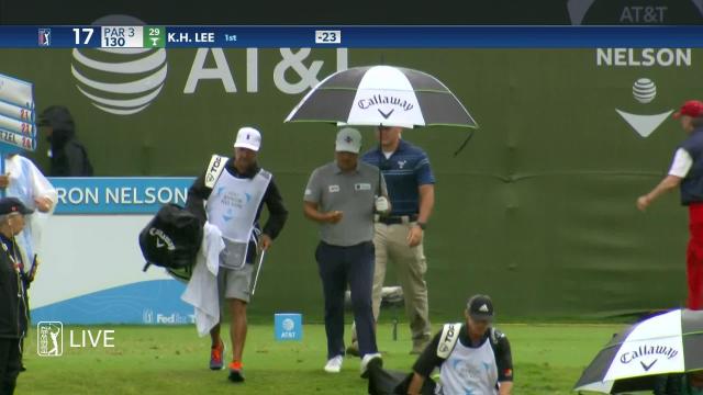 PGA TOUR | K.H. Lee’s 130-yard tee shot to 4 feet sets up birdie at AT&T Byron Nelson