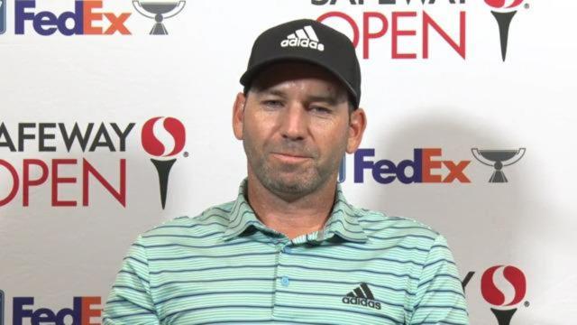 Sergio Garcia on finding the balance between golf and family prior to Safeway Open