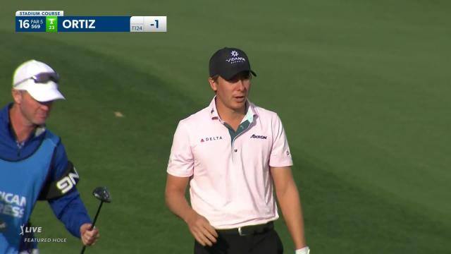 PGA TOUR | Carlos Ortiz holes out for birdie No. 16 in Round 3 at The American Express