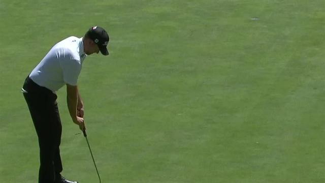 Webb Simpson sinks 26-footer for birdie at WGC-Mexico